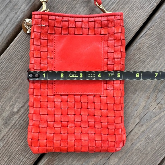 Clare V Woven Poche Red Crossbody - Picture 5 of 16